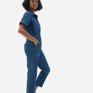Everlane short sleeve soft denim coveralls